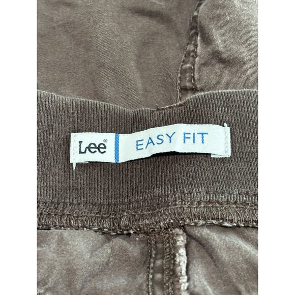 Lee Womens Easy Fit Brown Cargo Shorts Size 10 Cotton/Spandex Blend - Picture 3 of 9
